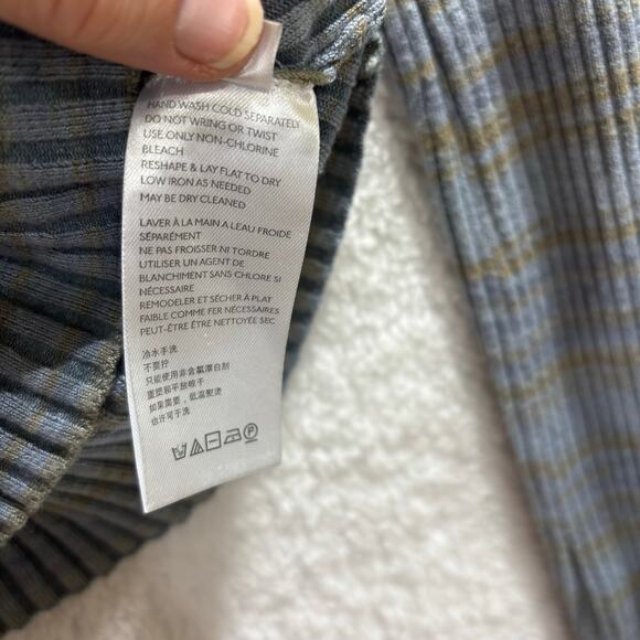 BDG Urban Outfitters Ribbed Striped Long Sleeve Henley M baby t Bella swan - Picture 7 of 8